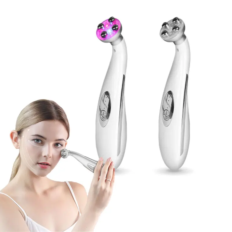 

USB Electric Eye Massager RF Radio Frequency Micro EMS Eye Care Vibration Anti Wrinkles Dark Circle Removal Face Lift Skin Care