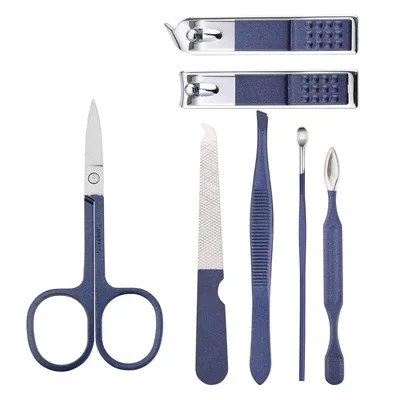

7/12/18 Pcs Manicure Set Nail Clippers Pedicure Kit Stainless Steel Nail Cutter Care Tools Professional Grooming Kits