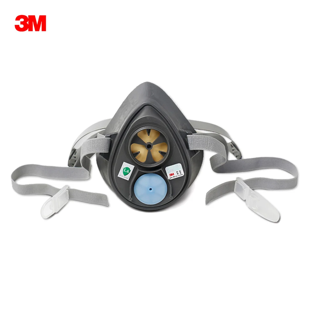 3M 3200 Пылезащитная маска высокая эластичность 3200 основная маска без крышки фильтра и фильтра хлопок уплотнение защитная маска подходит для лица серый