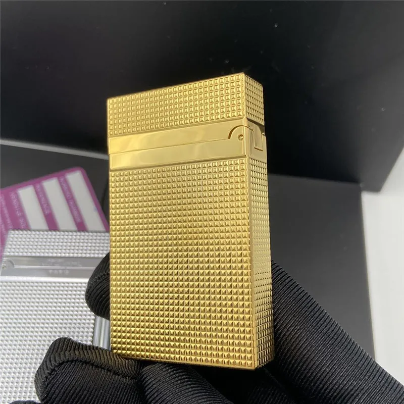 Газовая ветрозащитная Зажигалка S.T для прикуривателя Dupont с ярким звуком! Новый