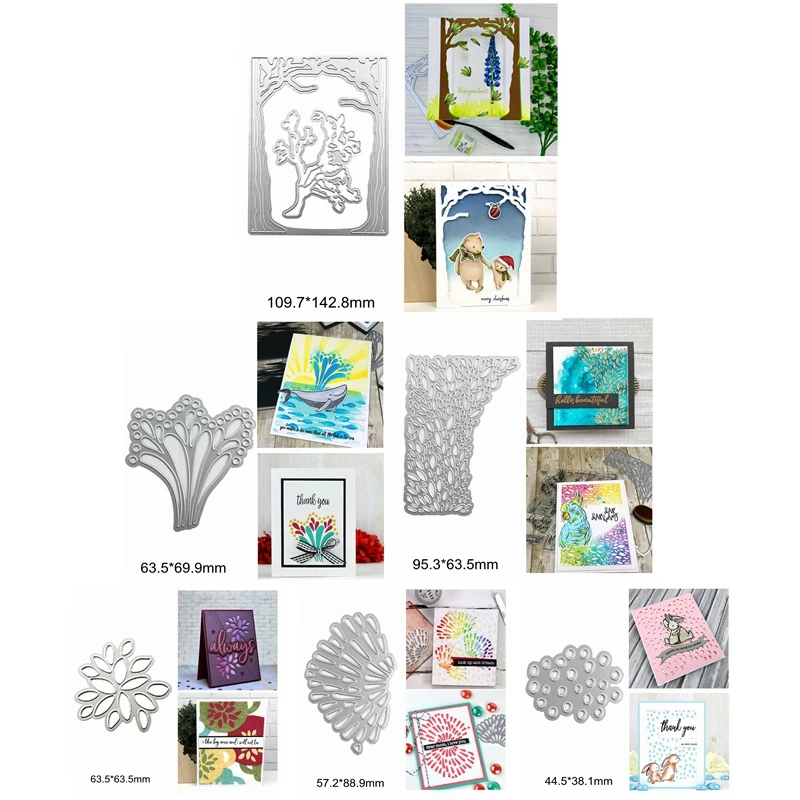 Вода цветок павлин открытие ветка выдолбленные металлические Вырубные штампы