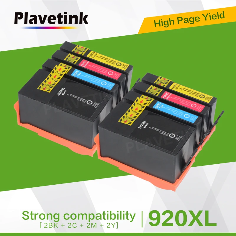 

Картридж чернильный для принтера HP 920 XL 920XL Officejet 6000 6500 6500, 8 шт.