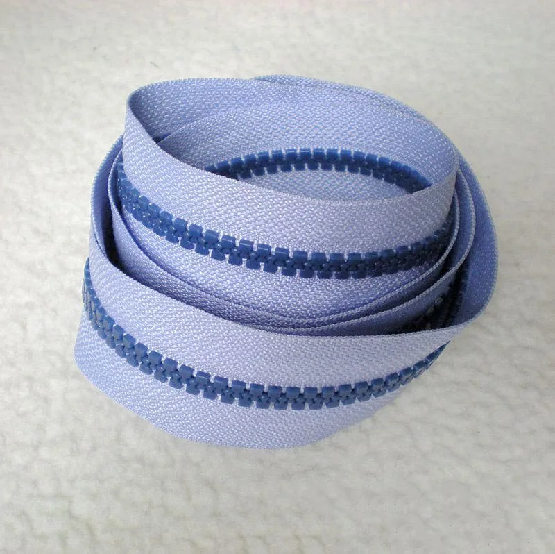 blue 2/5 ярдов 5# открытая полимерная молния для шитья, экологически чистые куртки на молнии, пальто, пуховый спальный мешок на молнии, аксессуары для шитья своими руками - Цвет: blue