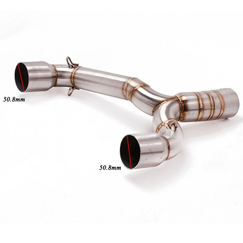 

DHBH-Motorcycle Exhaust Pipe Link Middle Pipe for Suzuki GSR400 GSR600 BK400 BK600