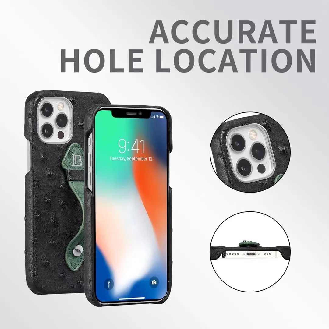 Очаровательный чехол-стенд для запястья с узором страуса для iPhone 13 12 11 Pro XR Xs Max 8 7 Plus Se2020, защитит телефон от падений и ударов.