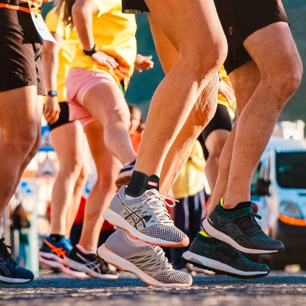 

1 Pair children Ankle Protector Guard Fashion Kids Ankles Bandage Elastic Ankle Brace for Outdoor Sports Football Basketball (Bl