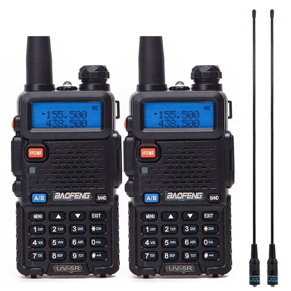 Портативная рация Baofeng UV-5R 5 Вт 2 шт. | Мобильные телефоны и аксессуары