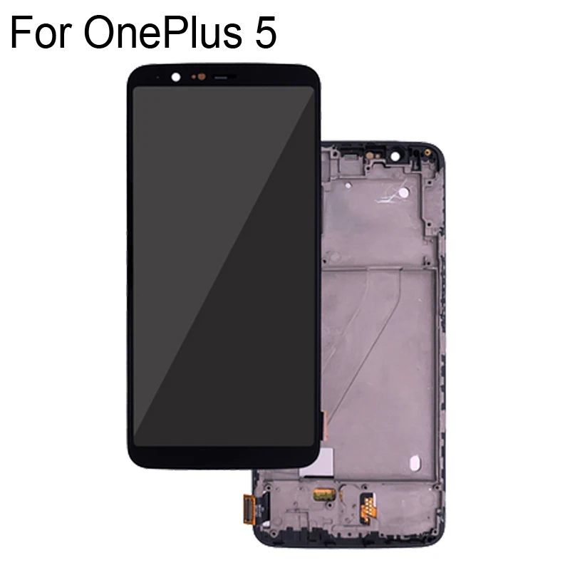 ЖК экран для OnePlus 5 100% оригинальный дисплей + сенсорный в сборе замена запчасти