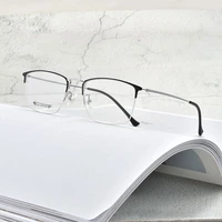 beta titanium glasses frame half rim eye glasses unisex nearsighted spectacles new arrival eyewear hot selling