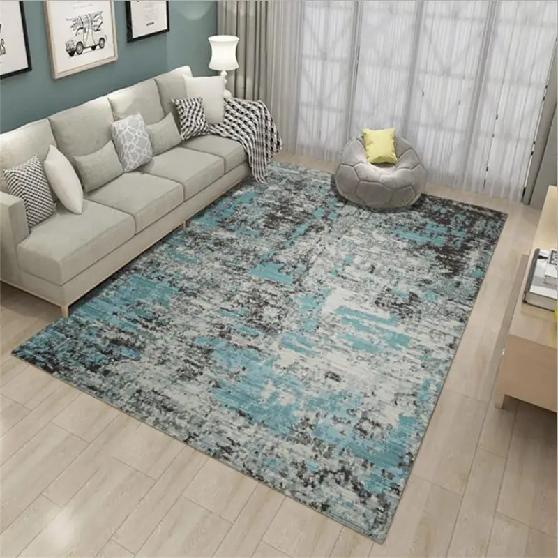 Пузырь поцелуй современный синего/серого цветов: черный искусство с абстрактным