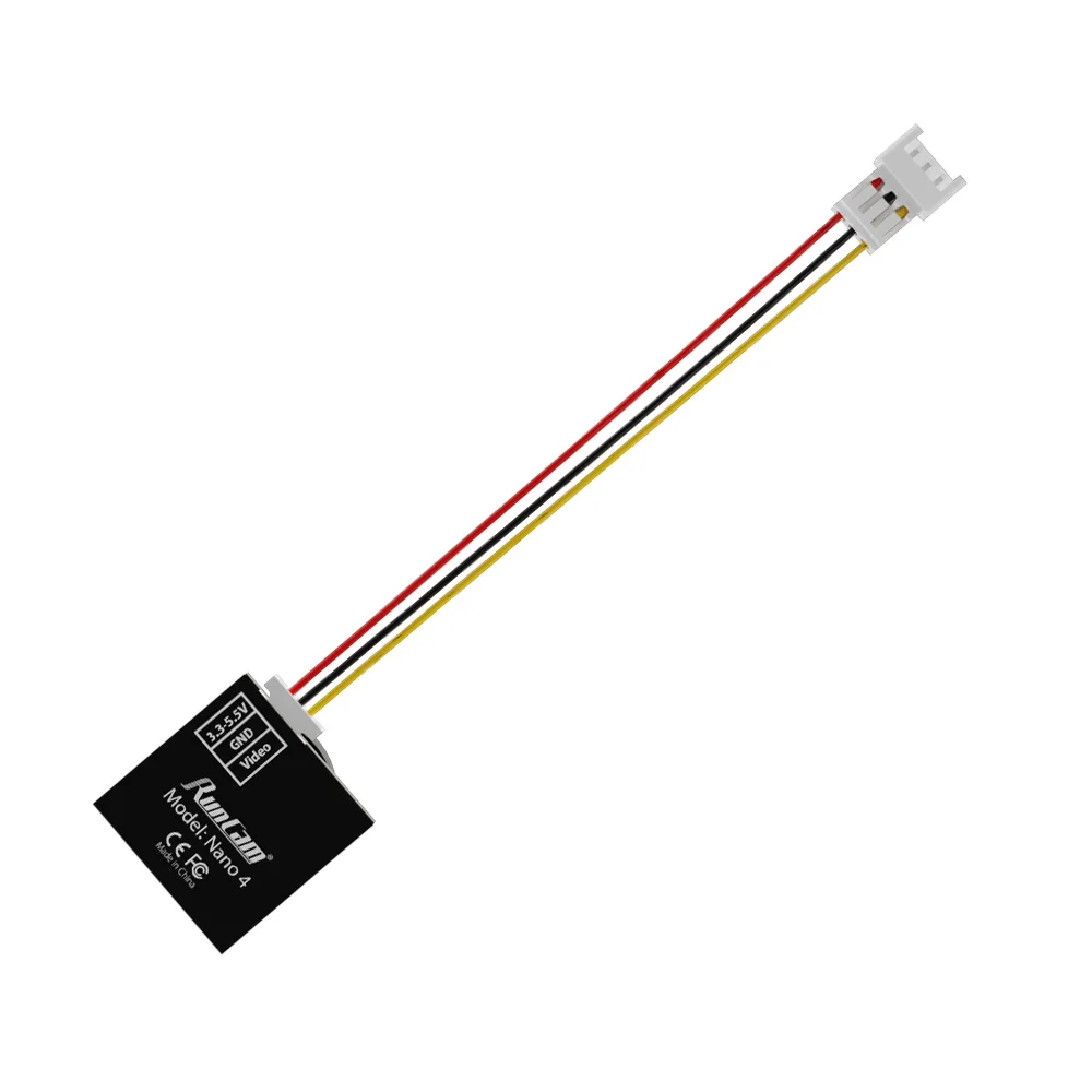 Мини-камера RunCam Nano 4 Nano4 1/3 дюйма CMOS 2 1 ТВЛ объектив мм M8 NTSC / PAL | Игрушки и хобби