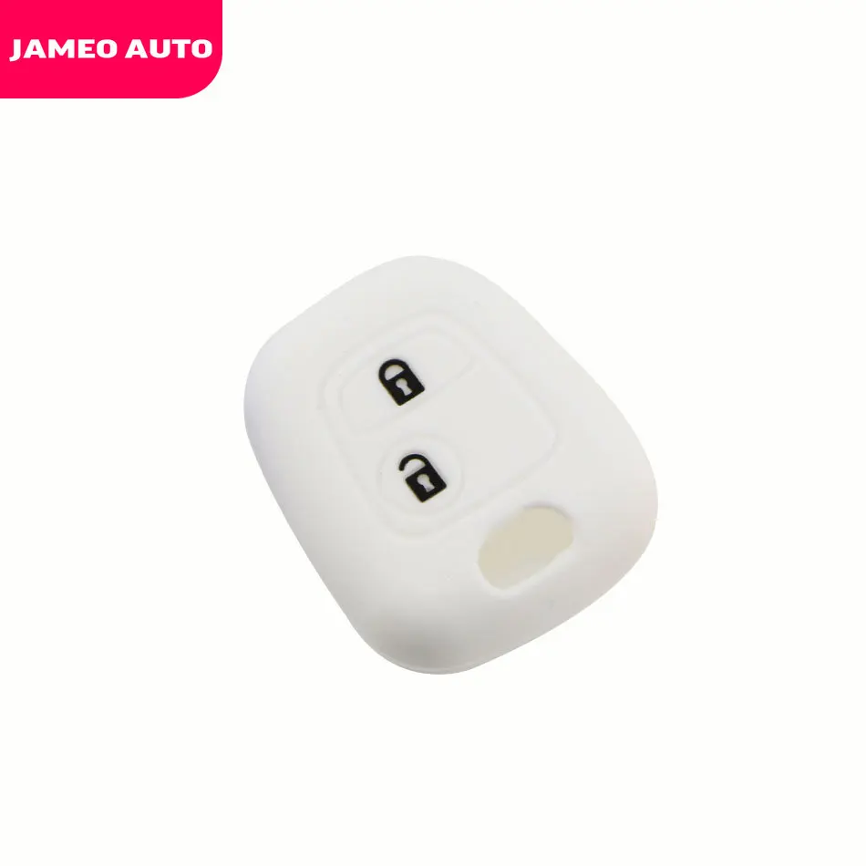 Силиконовый чехол с 2 кнопками для Citroen C1 C2 C3 Pluriel C4 C5 C8 Xsara Picasso Peugeot 206 307 207 408|Футляр