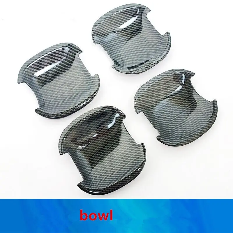 

Углеродное волокно, хромированная крышка дверной ручки автомобиля, декоративная накладка, наклейки для KIA Rio 3 Rio3 K2 2011-2016, аксессуары для стайлинга