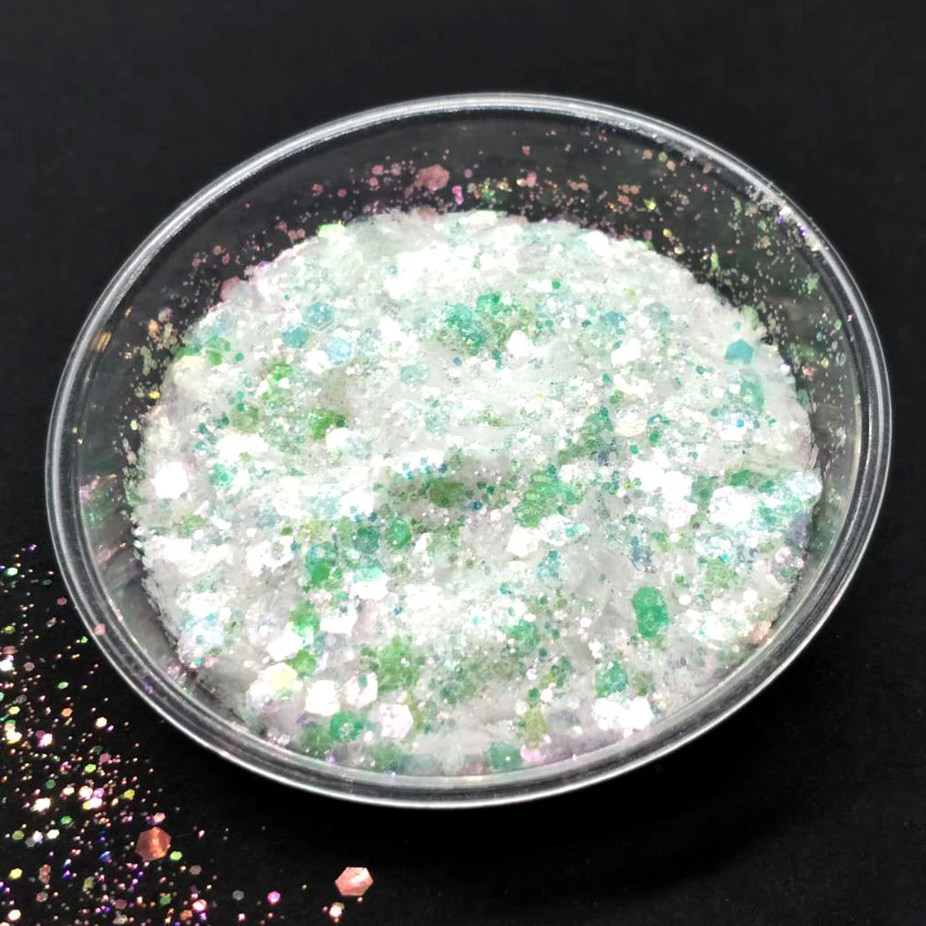 50 г/пакет Блестящие Блестки с золотыми бриллиантами оптом и в розницу макияж для