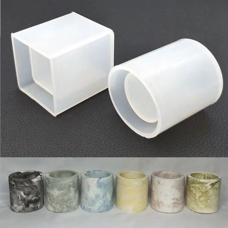 Concrete Clay Plaster Craft Casting Mould Diy Candle Molds
