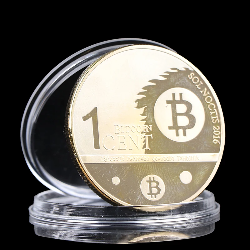 

40 мм, одна Биткоин-сувенирная монета, медаль в виде биткоина с золотым/серебряным покрытием