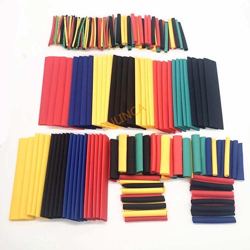 

127- 530Pcs Assorted Polyolefin Heat Shrink Tube Cable Sleeve Wrap Wire Set Insulated Shrinkable Tube