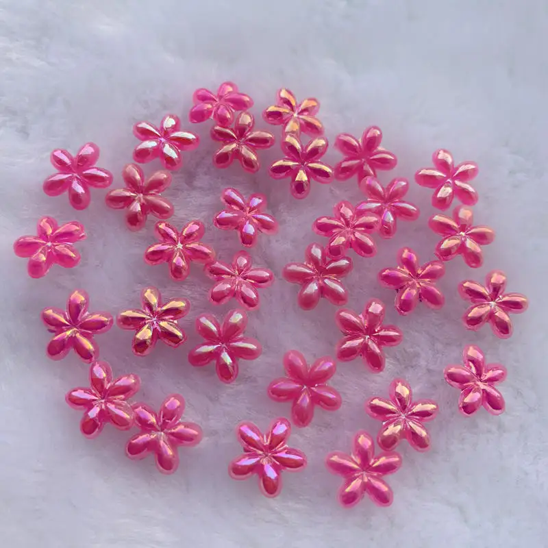 DIY 60 шт 10 мм цветок акриловый сливы плоские для альбома Ремесло Свадебные