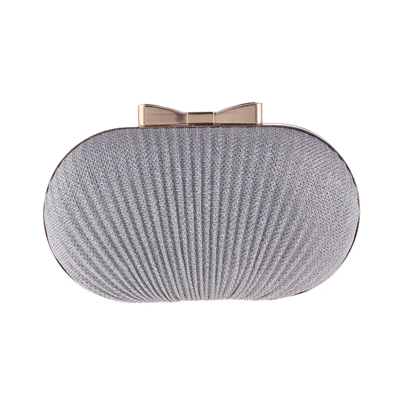 

Ladies Evening Bag Exquisite Shiny Golden Fold Bag Wedding Banquet Dress Bag Women's Handbag Woman Purse Party Evening Bag