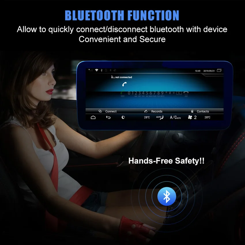 Автомобильный радиоприемник Kanor экран 10 25 дюйма 4 + 64 ГБ Android 0 для Mercedes Benz C Class W204 с