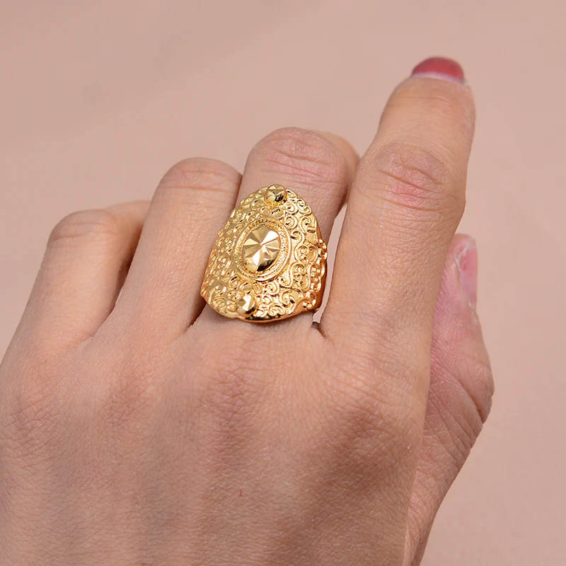 Женское кольцо в арабском стиле 24 к|Кольца| |