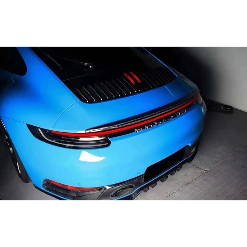 Спойлер для Porsche Carrera 911 992 автомобильный Стайлинг задний спойлер из углеродного