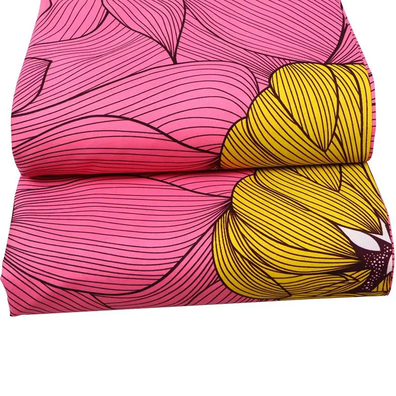 2019 горячая Распродажа полиэстер батик ткань Африканский Воск Ткань Высокое