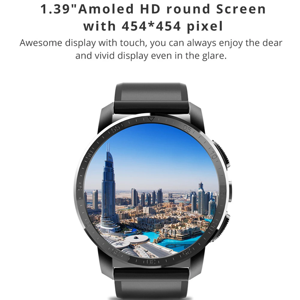 Makibes M3 4G Смарт часы MT6739 + NRF52840 двойной чип водонепроницаемый телефон Android 7 1 8MP