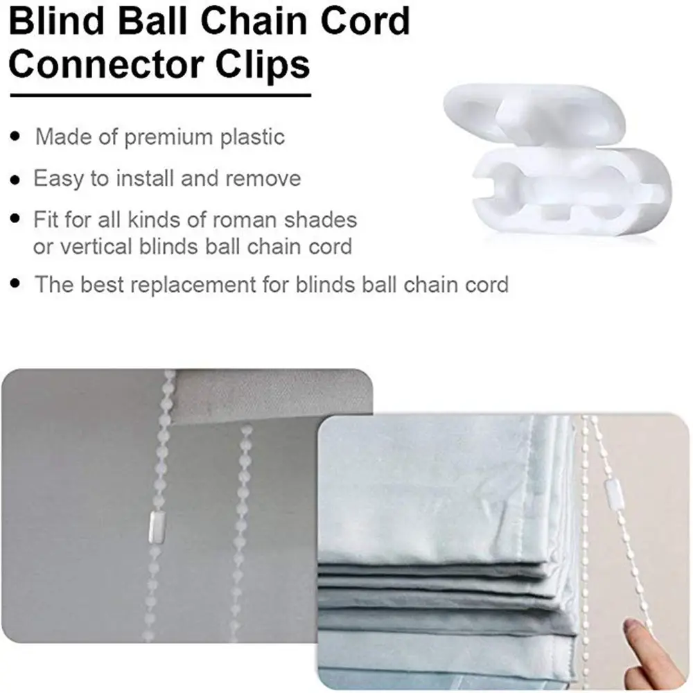 50 шт./упаковка пластиковые шнуры для штор |