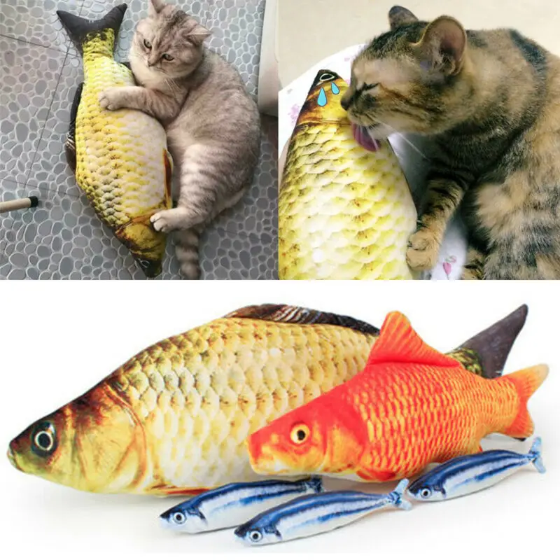 Реалистичная плюшевая игрушка для домашних животных С Кошачьей Мятой|Игрушки
