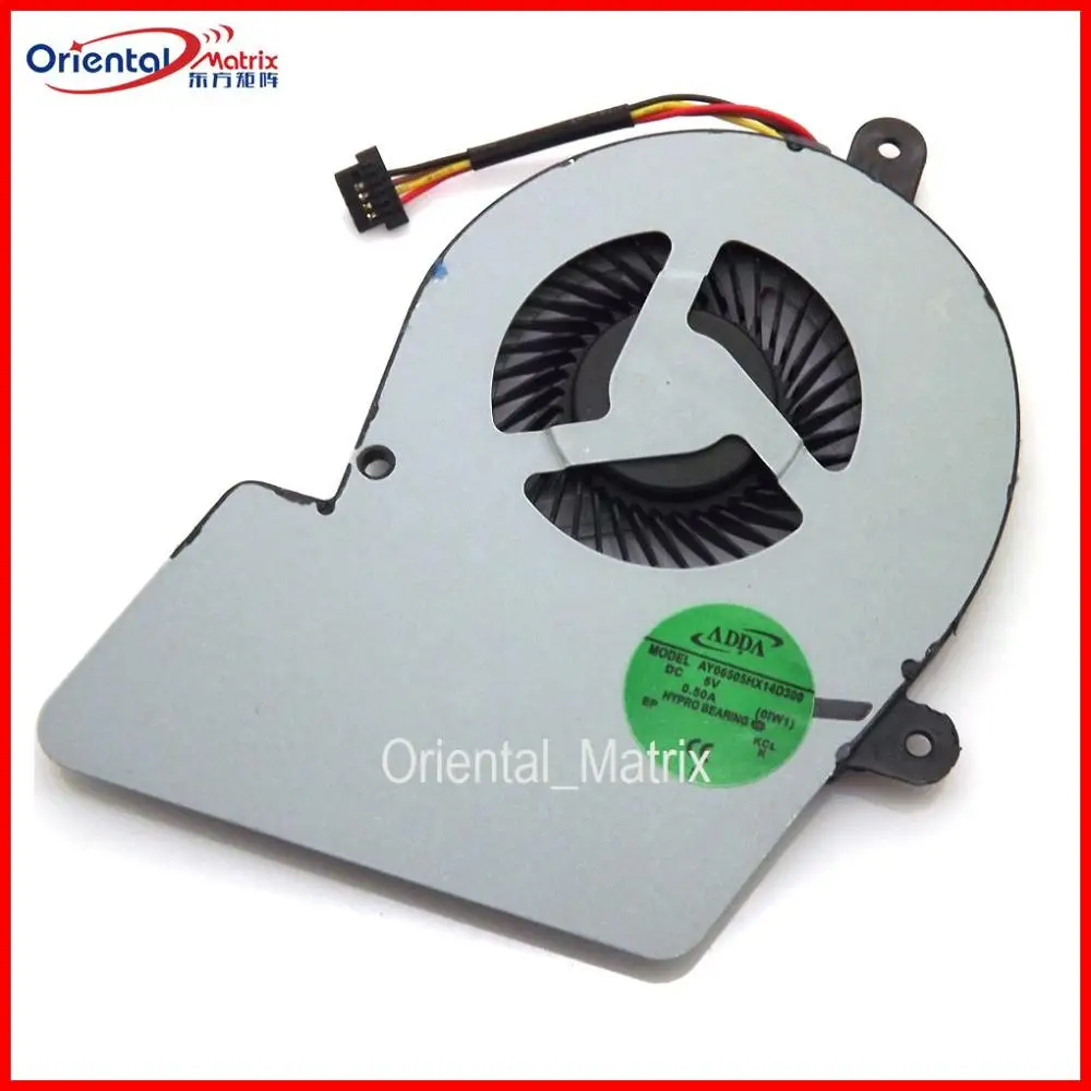 

New AY06505HX14D300 DC5V 0.50A CPU Fan For Toshiba Satellite U900 U940 U945 CPU Cooler Fan