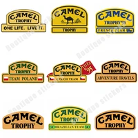 wholesale 100 piece car stickers decor motorcycle decals camel trophy decal decorative accessories sunscreen waterproof pvc 30cm