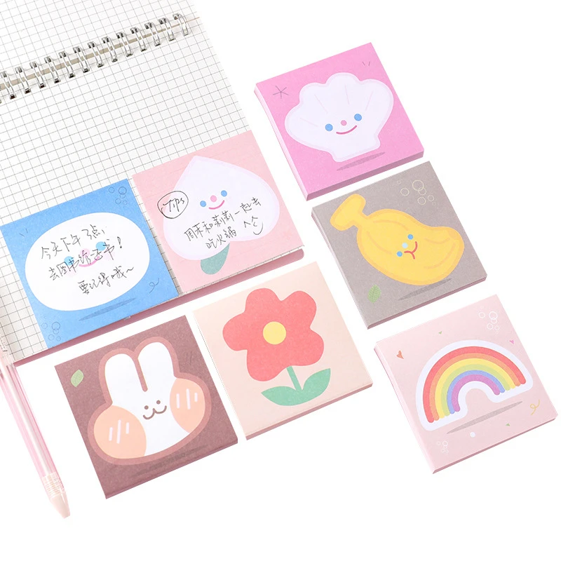 1 шт. милый клейкий блокнот Kawaii INS с липкими нотами Канцелярские Товары для офиса