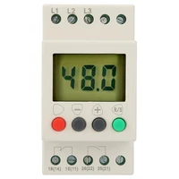 under voltage protection rail phase sequence relay protector voltage protective relay with digital display 380v ac 50hz