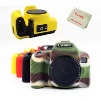 dslr camera silicone case protective cover bag for canon eos 850d rebel t8i kiss x10i cameras body shell skin accessories