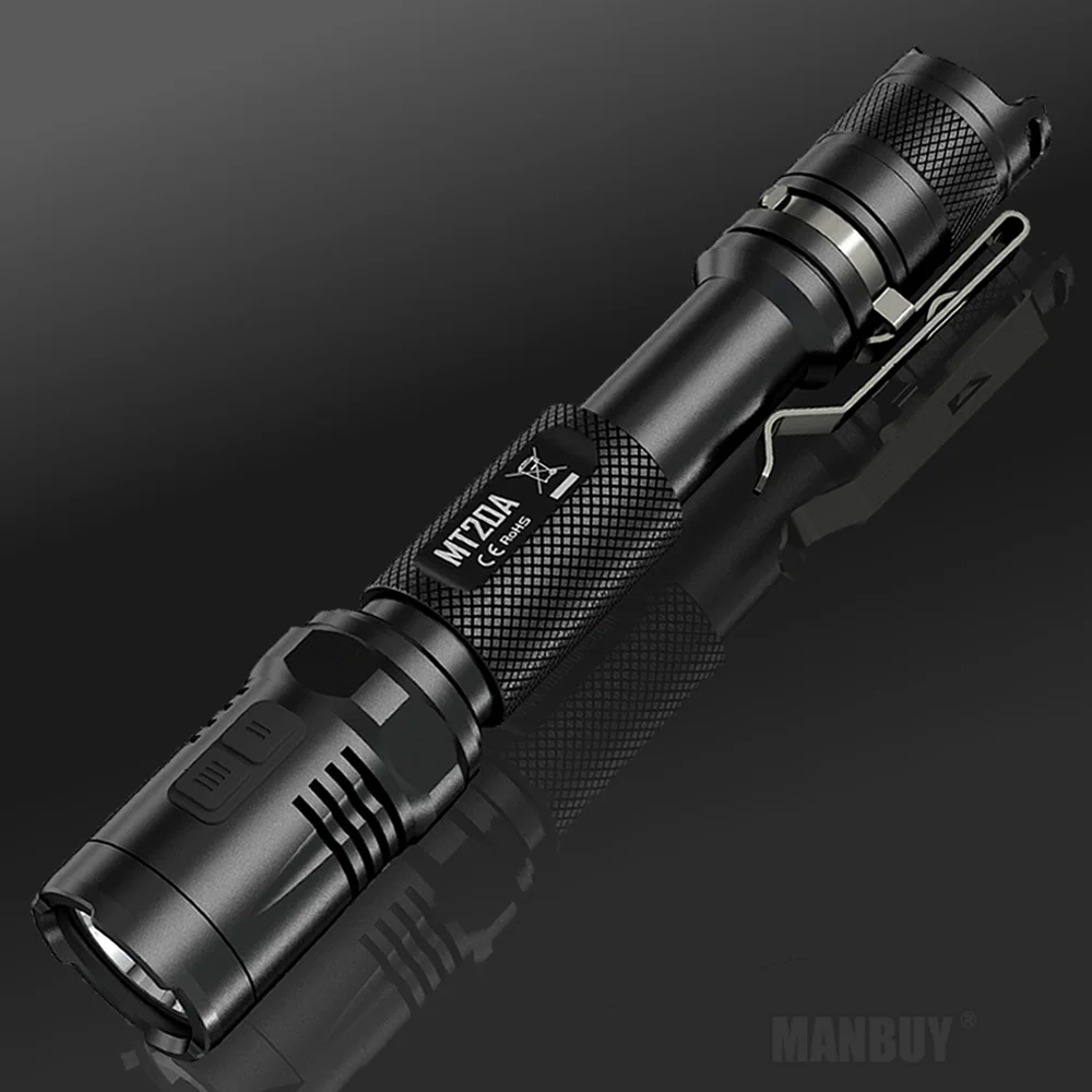 Распродажа NITECORE многоцелевой тактический MT20A Flash светильник лампа фонарик R5