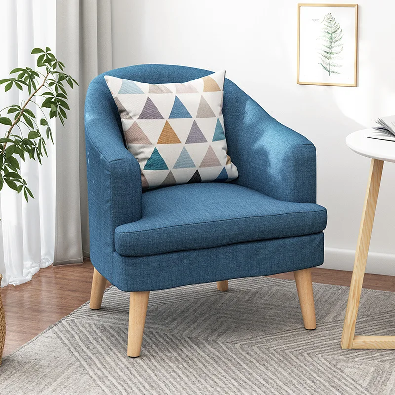 

Modern sofa living room furniture single double modular sofa fashion fabric leisure backrest armchair clothing store cafe seat