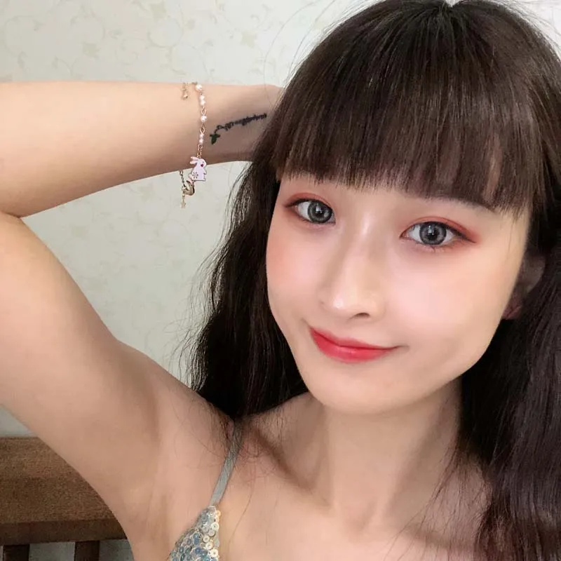 

Daily Cartoon Rabbit Charm Bracelet Individual Imitation Pearls Moon Luxury Women Bracelet