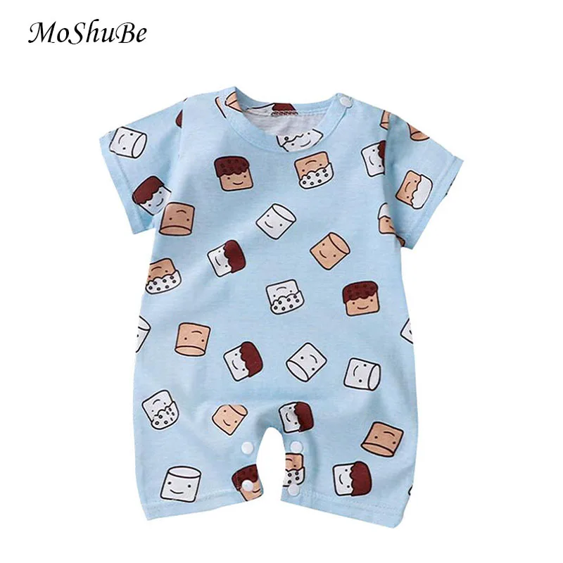 Комбинезон детский летний унисекс на возраст 0 24 месяца|Ромперы| |