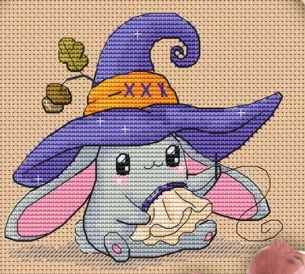 Мм вышивка крестиком RS хлопок автономный без печати вышитая маленькая