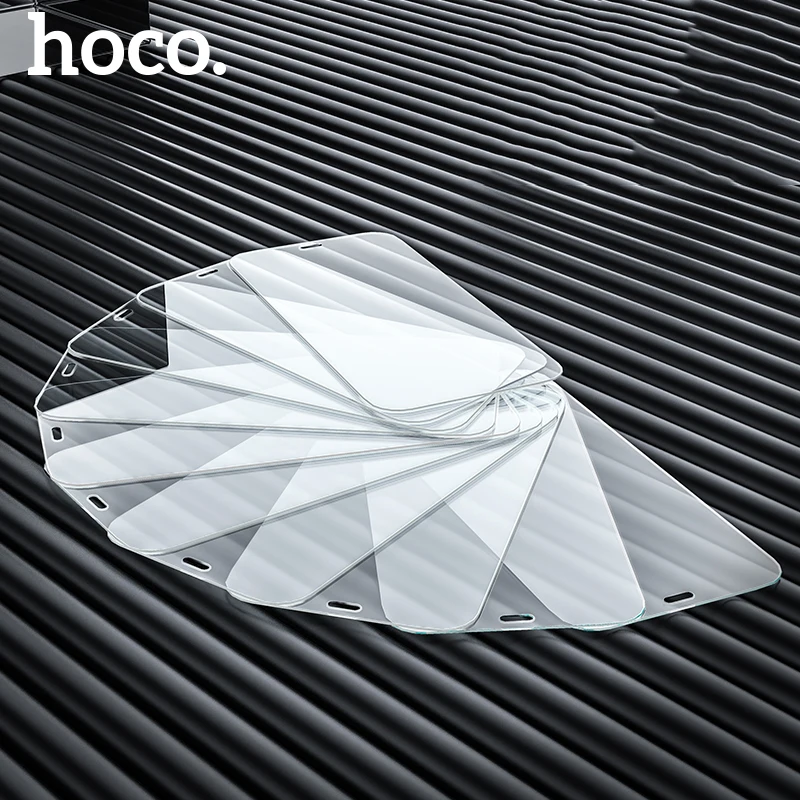 HOCO 10 шт. для Apple iPhone 12 pro Max HD защитная пленка из закаленного стекла Защитный 3D чехол