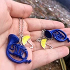 Ожерелье HIMYM Как я встретил вашу маму, ожерелье с желтым зонтиком, ожерелье с французским Рогом, подвески для женщин и мужчин, ювелирное изделие-чокер