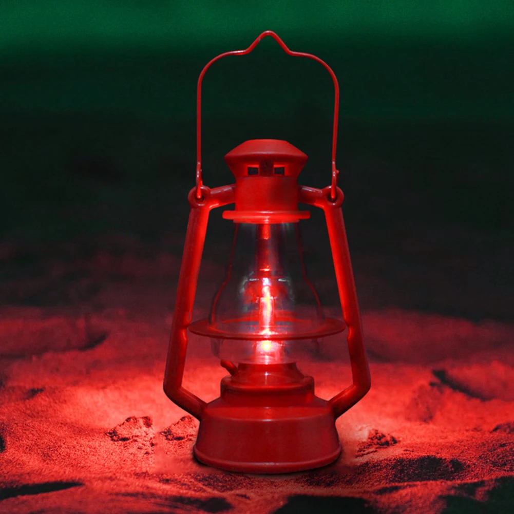 

1* Classic Retro Outdoor Portable Led Lamp Lantern Lighting Lamp Tent Light AAA Battery Not Included !
