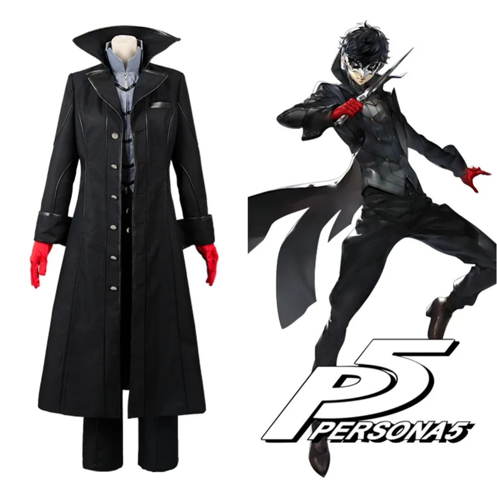 Купить Костюм для косплея Persona 5, костюм для косплея аниме Джокер, костю...
