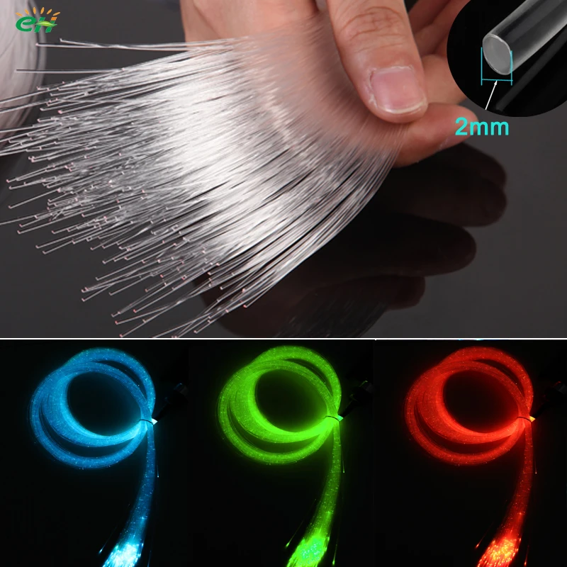 

Kids DIY fiber lights 2.0mm twinkle sparkle flash side glow optic fiber lighting