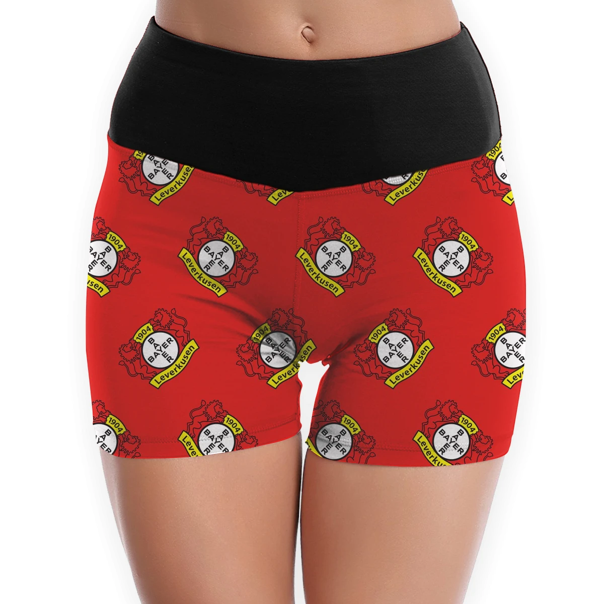 

Bayer Leverkusen Women Yoga Short Running Athletic Shorts Pants Gym Leggings Sport Fitness Quick Dry Sexy Workout