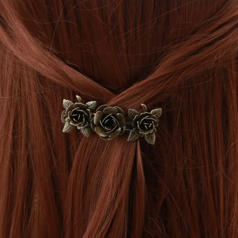 

3 Pieces Women Hair Clips Hairpins Retro Vintage Metal French Barrette Jewelry