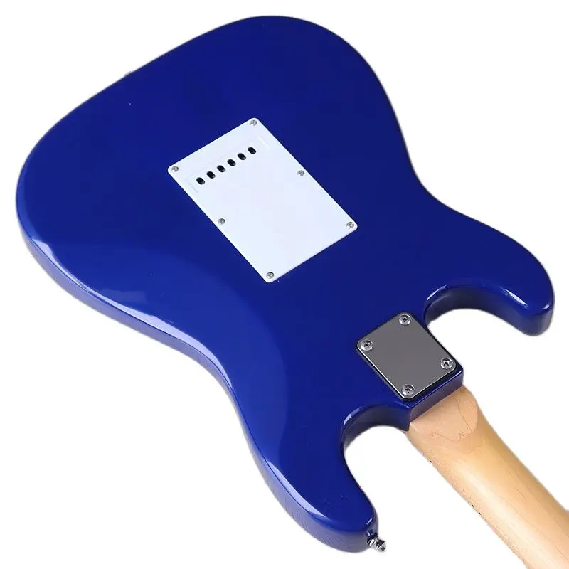 hochglanz elektrische gitarre 6 string rote gitarre elektrische feste linde korpus 39 zoll 22 bünde e gitarre mit kleine fehler free global shipp