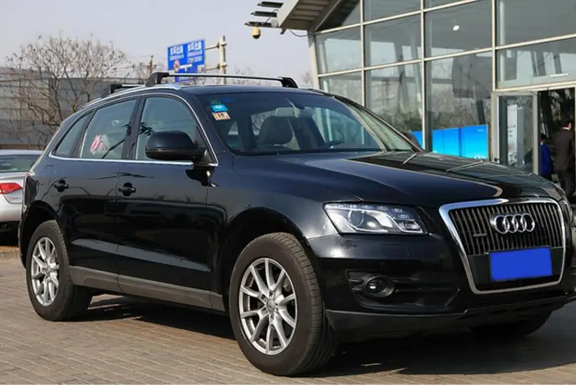 Автомобильные поперечные Рейлинги на крышу стойки бар погрузка на автомобиль грузовой багаж Перевозчик багаж для Audi Q3 12-15 Q5 10-14 Q7 06-15
