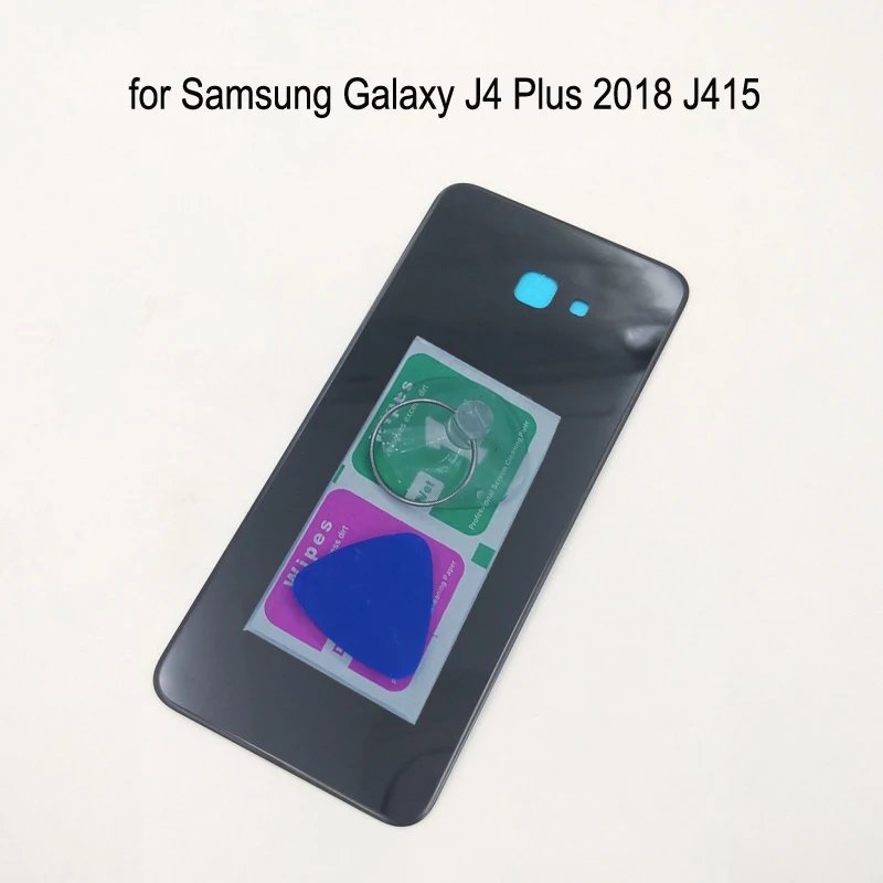 Оригинальный корпус для телефона Samsung Galaxy J4 Plus 2018 J415 J415F J415FN J415G, задняя крышка, панель аккумуляторной батареи, дверь + Инструменты